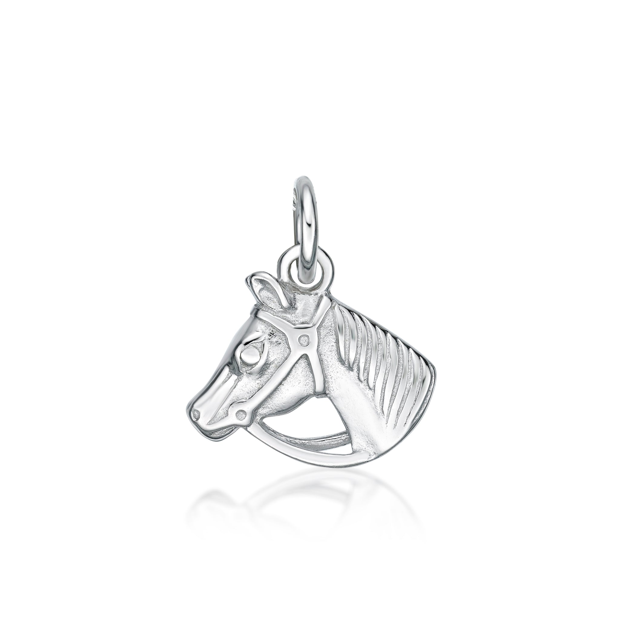 Sterling Silver Horse Head Pendant