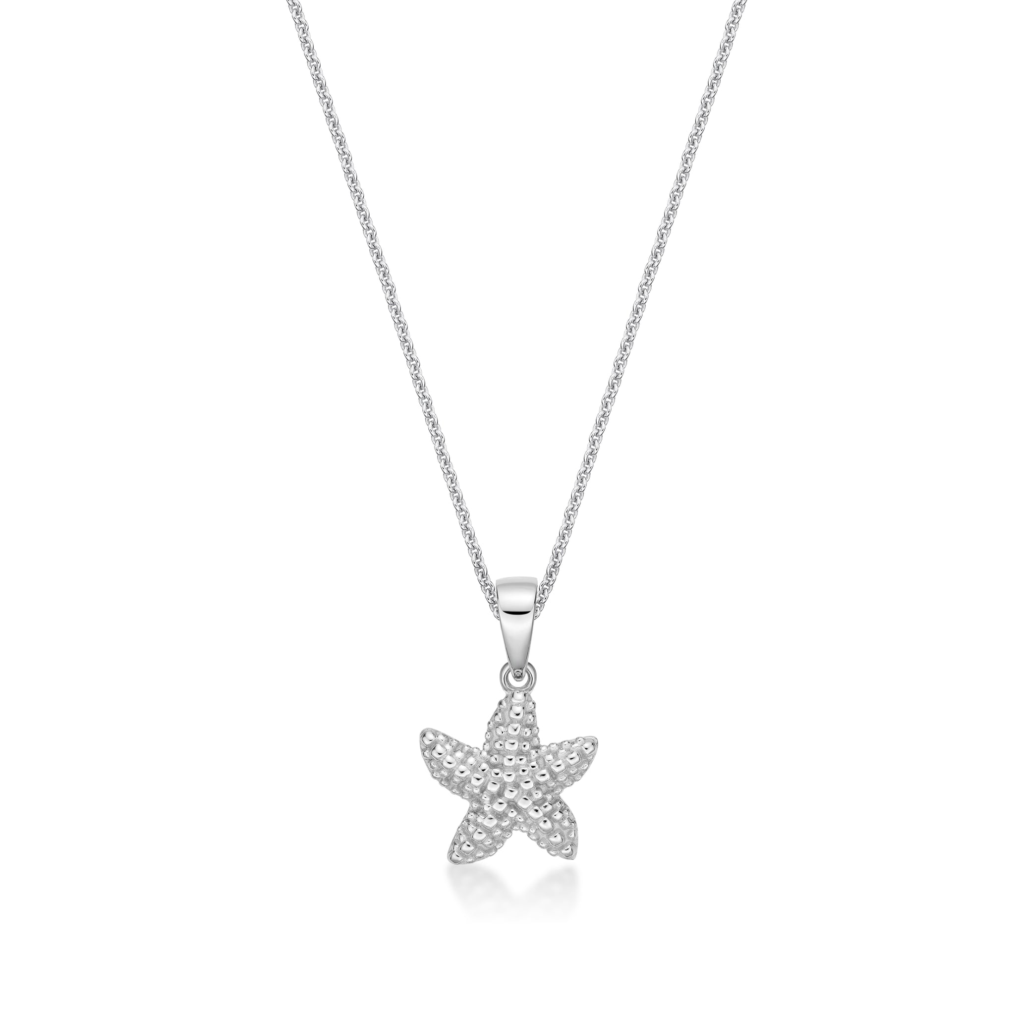 Sterling Silver Star Fish Pendant