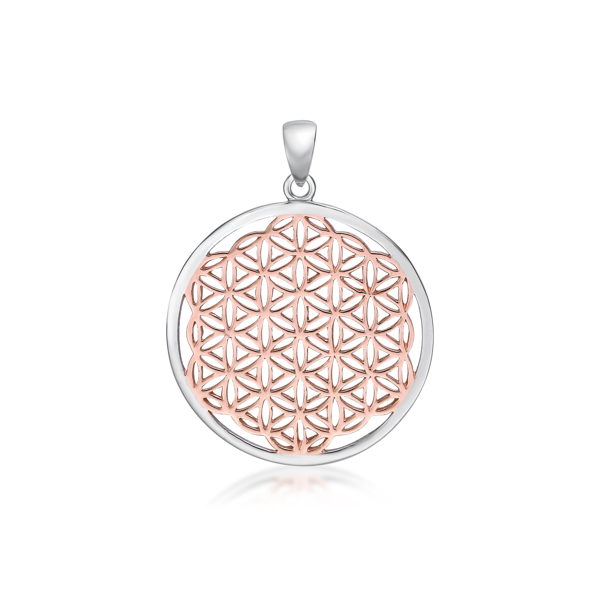 Sterling Silver Flower Of Life Pendant