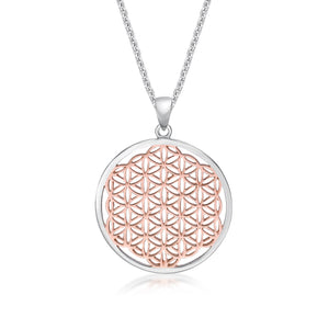 Sterling Silver Flower Of Life Pendant