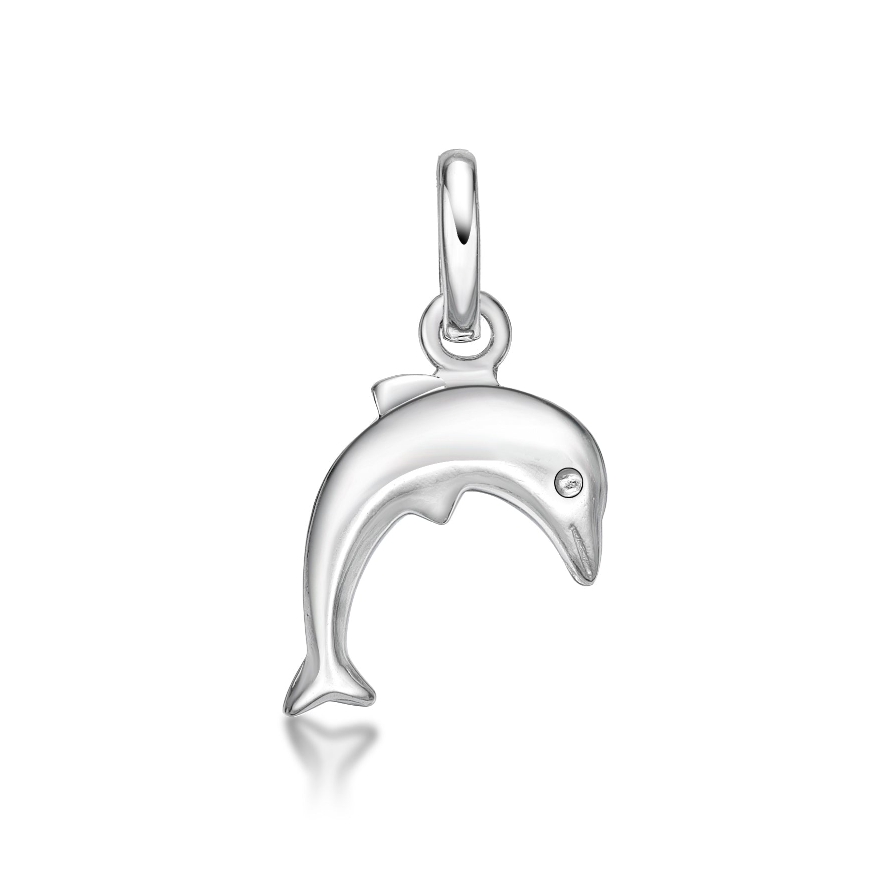 Sterling Silver Dolphin Pendant