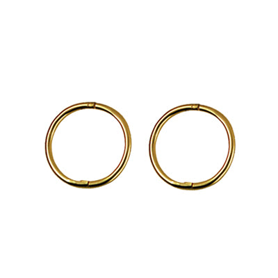 Small Plain Sleepers - Red Carpet Jewellers