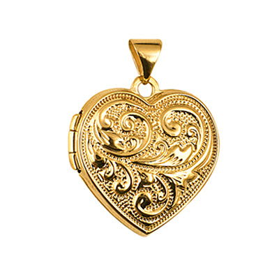 9ct Heart Locket - Red Carpet Jewellers
