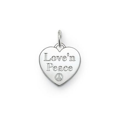 Thomas Sabo SPECIAL ADDITION "Love'n'Peace" heart pendant - Red Carpet Jewellers