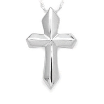 Edged Cross - Forever Near Memorial Jewellery