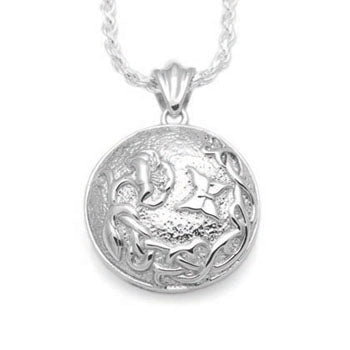 Round Flower and Butterfly - Forever Near Memorial Jewellery