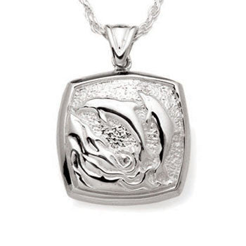 Cushion Dolphins - Forever Near Memorial Jewellery