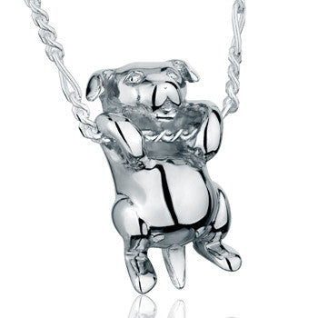 Dog With Wagging Tail - Forever Near Memorial Jewellery