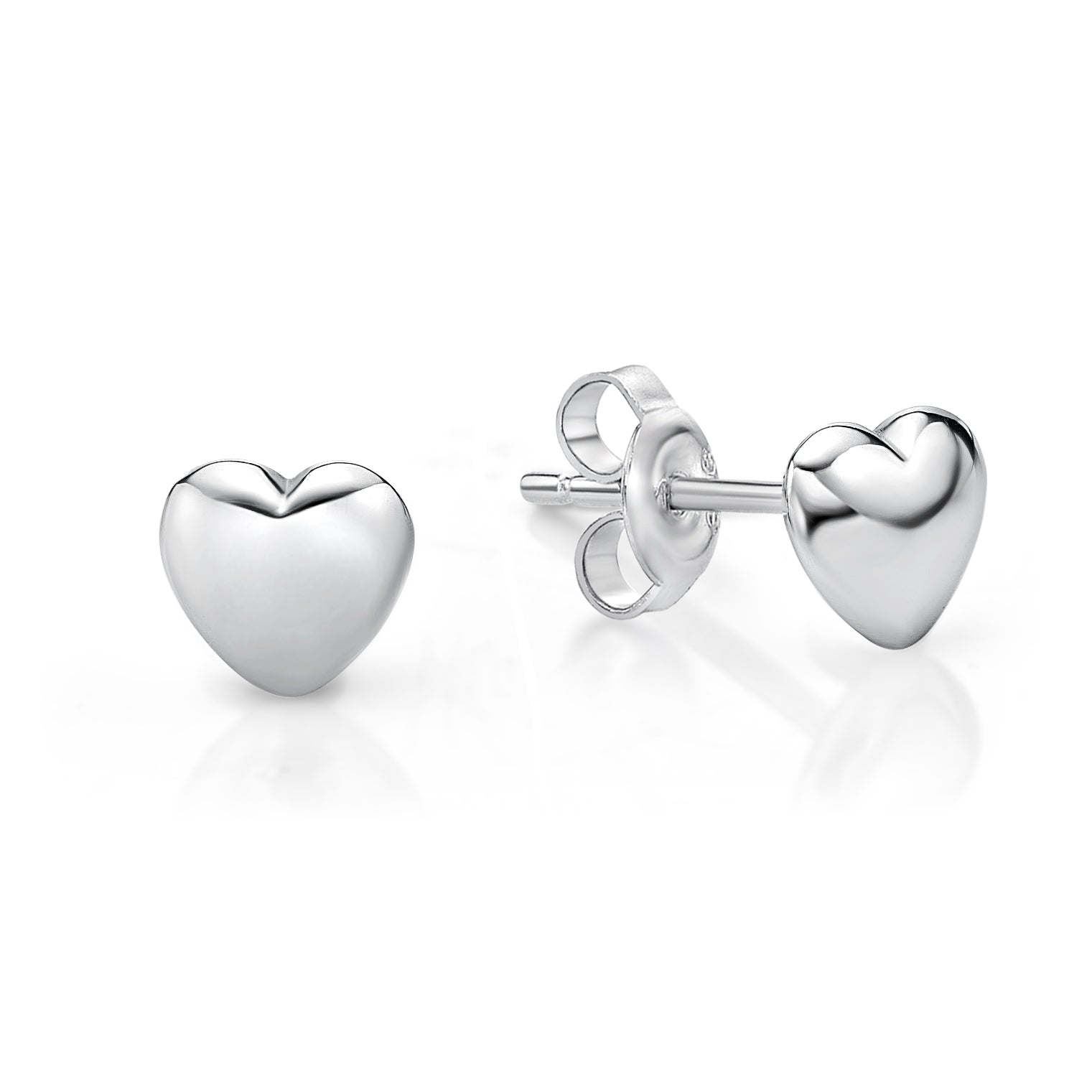 Sterling Silver Heart Earrings