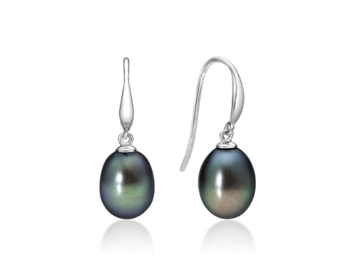 Sterling Silver Pearl Drop Earrings