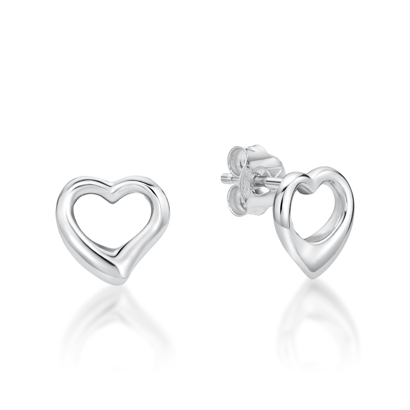 Sterling Silver Heart Earrings