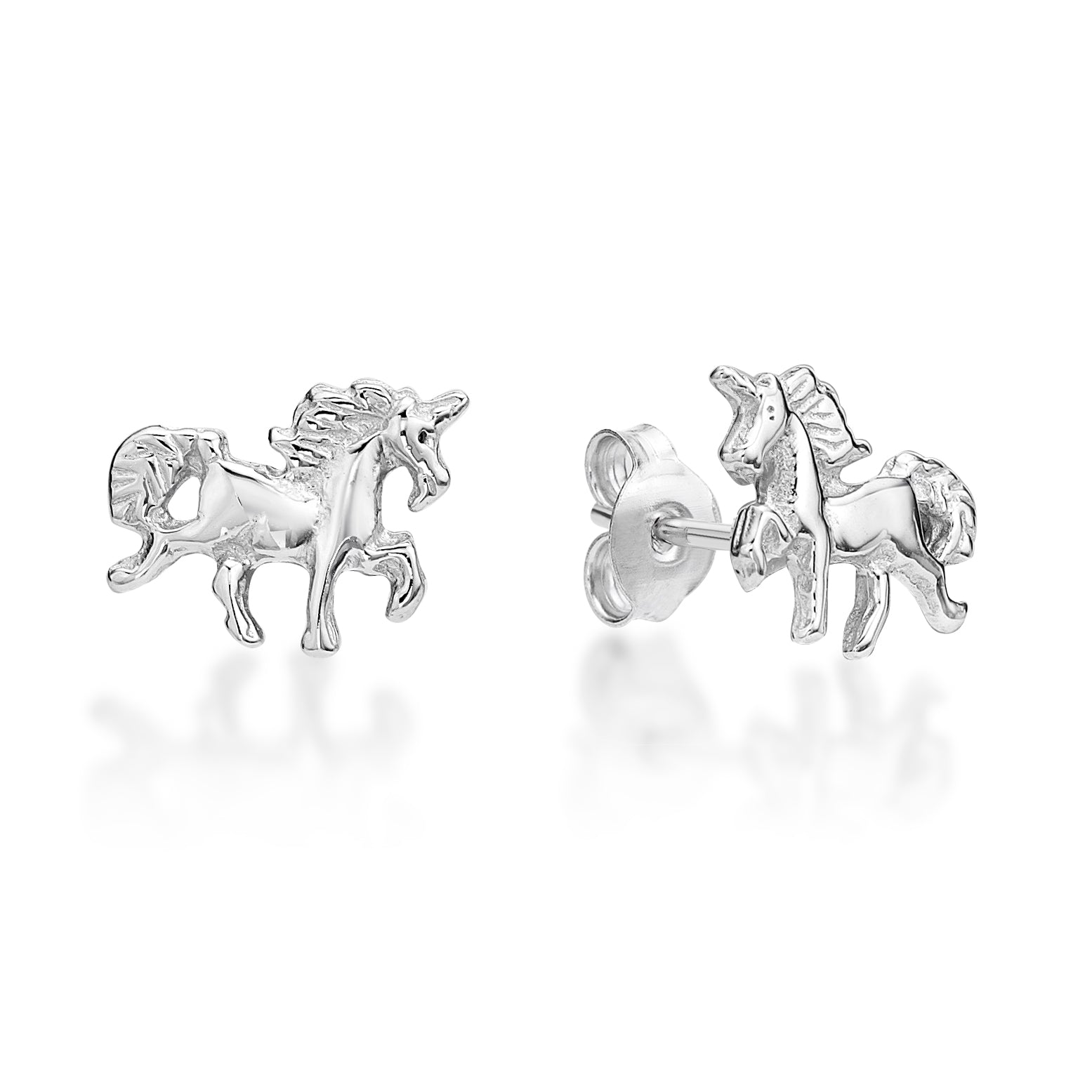 Sterling silver Unicorn Earrings