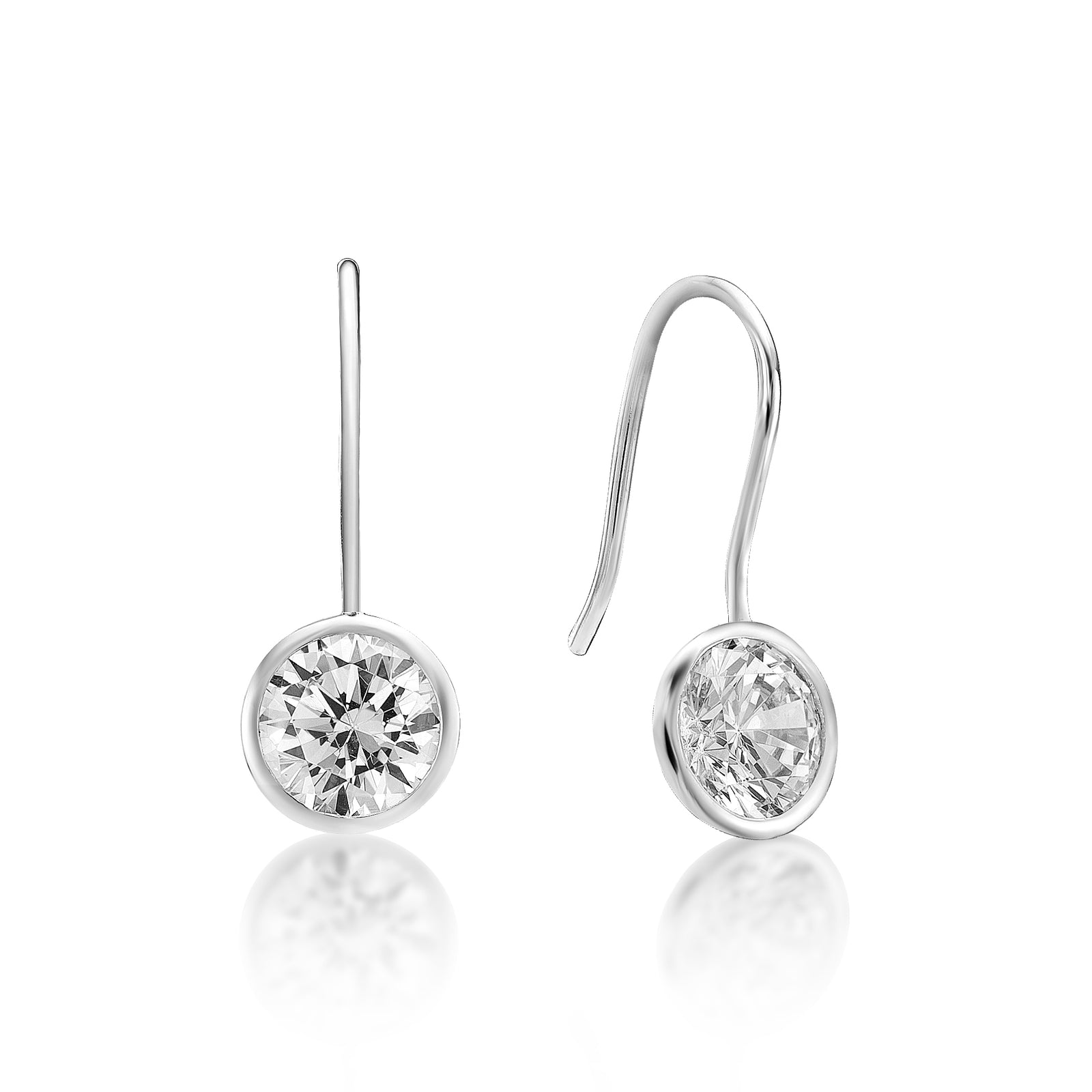 Sterling Silver CZ Earrings
