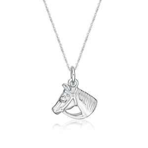 Sterling Silver Horse Head Pendant