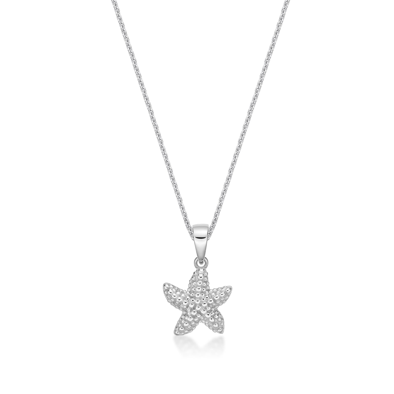 Sterling Silver Star Fish Pendant