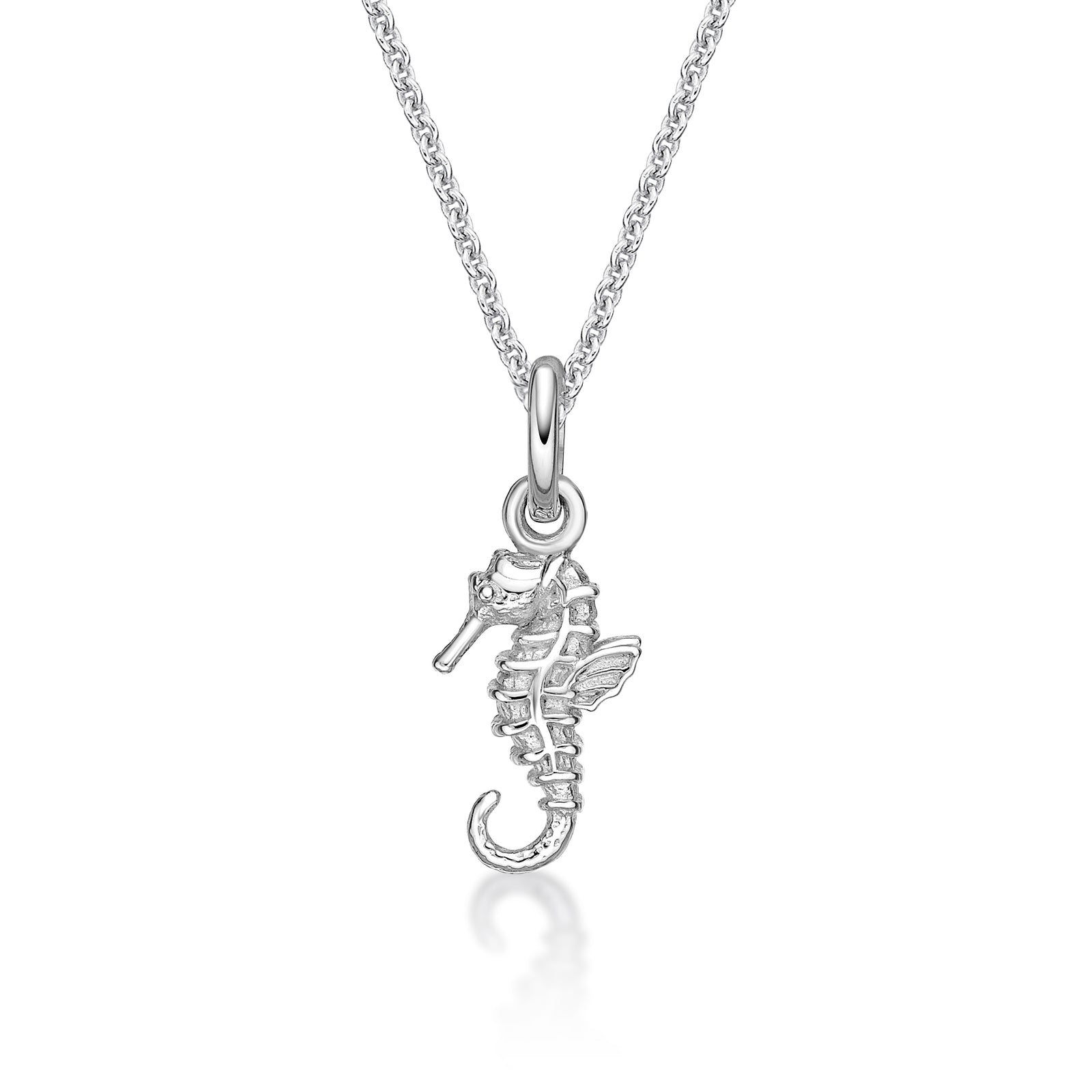 Sterling Silver Sea Horse Pendant
