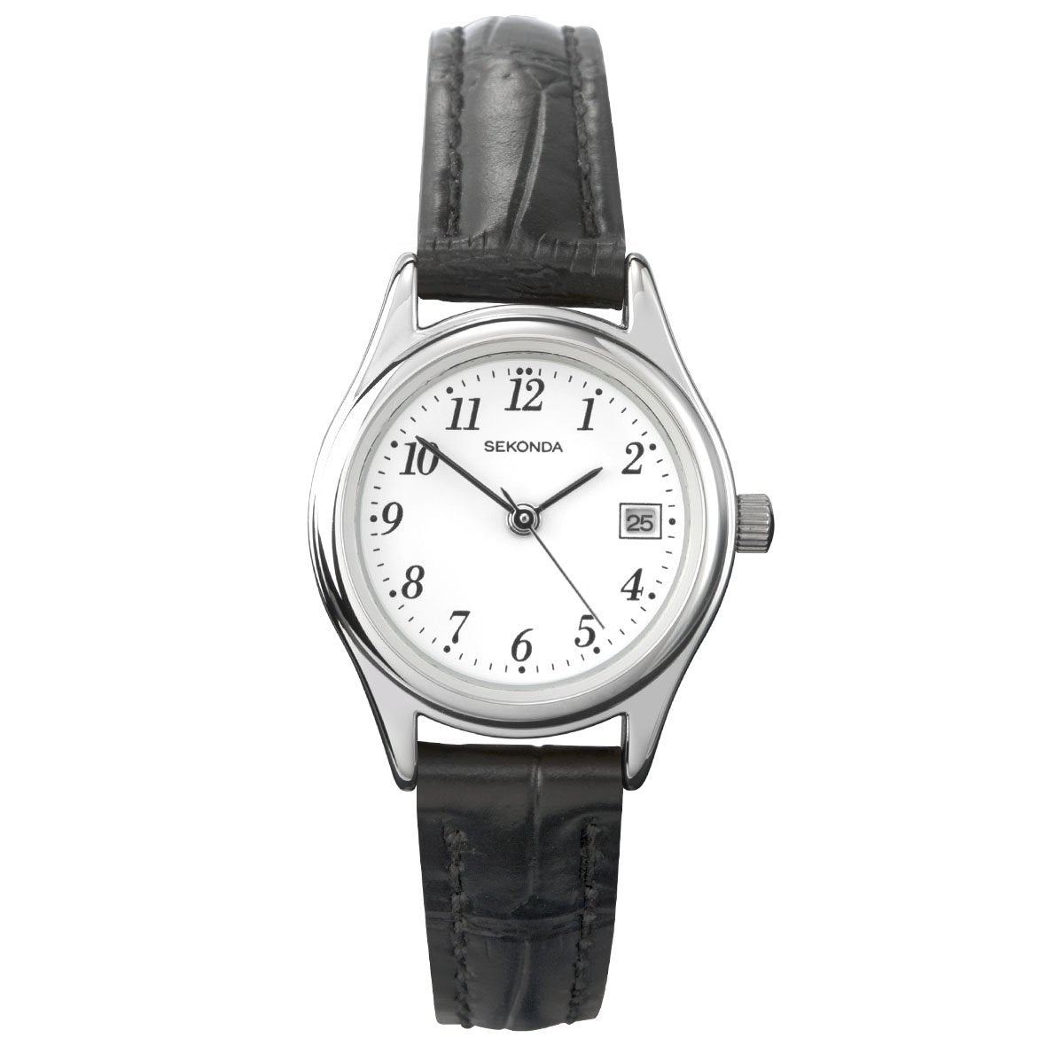 Sekonda grey clearance leather strap watch