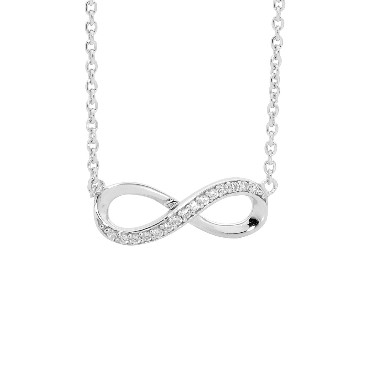 Sterling silver infinity necklace - Red Carpet Jewellers