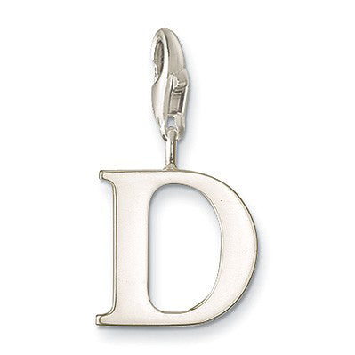 Letter D charm - Red Carpet Jewellers