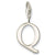 Letter Q charm - Red Carpet Jewellers