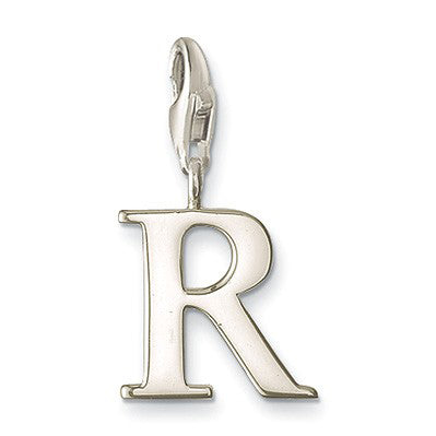 Letter R charm - Red Carpet Jewellers