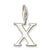 Letter X charm - Red Carpet Jewellers