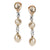 Sterling silver CZ pearl drop earrings - Red Carpet Jewellers