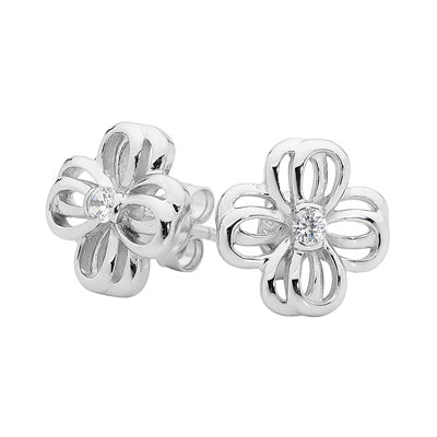 Double Bow Studs - Red Carpet Jewellers