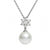 Pearl and CZ pendant - Red Carpet Jewellers