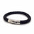 Stainless steel leather bracelet. - Red Carpet Jewellers