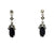Sterling silver Onyx Art deco earrings. - Red Carpet Jewellers