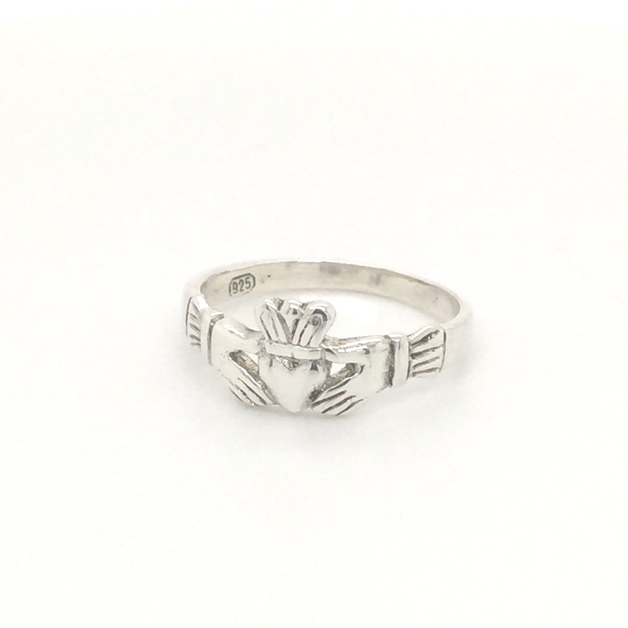 Sterling silver Irish claddagh ring. - Red Carpet Jewellers