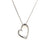 Sterling silver heart pendant - Red Carpet Jewellers