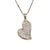 Sterling silver pave heart - Red Carpet Jewellers