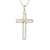 Sterling silver cz cross - Red Carpet Jewellers
