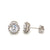 Sterling silver cz stud earrings - Red Carpet Jewellers