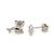 Sterling silver Dolphin stud earrings - Red Carpet Jewellers