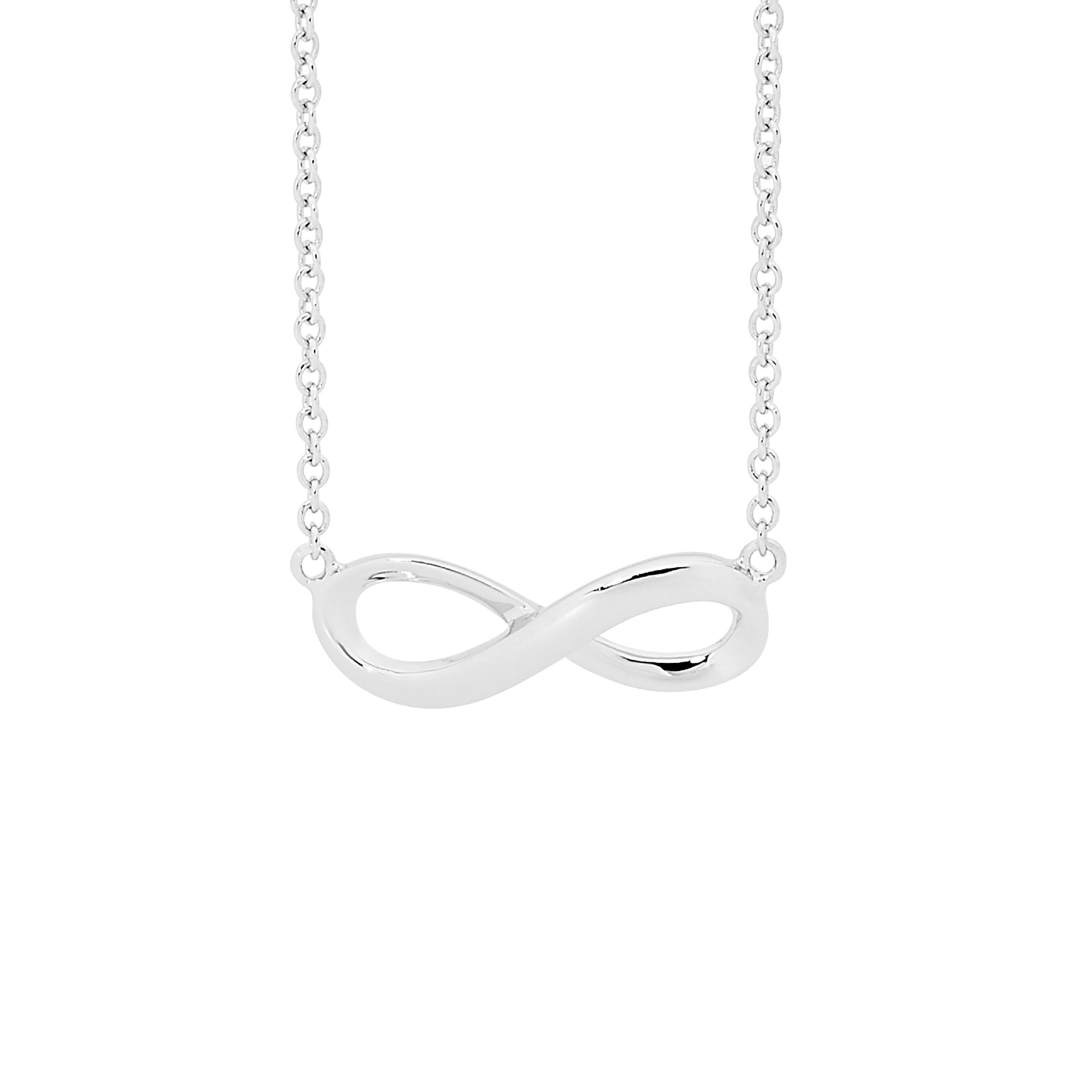 STERLING SILVER INFINITY NECKLACE