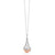White Round Edison pearl Two-Tone Basket Necklace - Red Carpet Jewellers