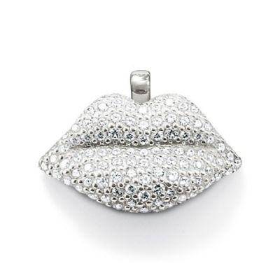 Thomas Sabo "sparkling lips" pendant - Red Carpet Jewellers