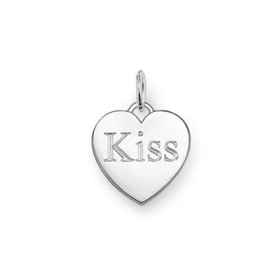 Thomas Sabo SPECIAL ADDITION "Kiss" heart pendant - Red Carpet Jewellers