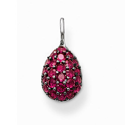Thomas Sabo SPECIAL ADDITION "Garnet drop" pendant - Red Carpet Jewellers
